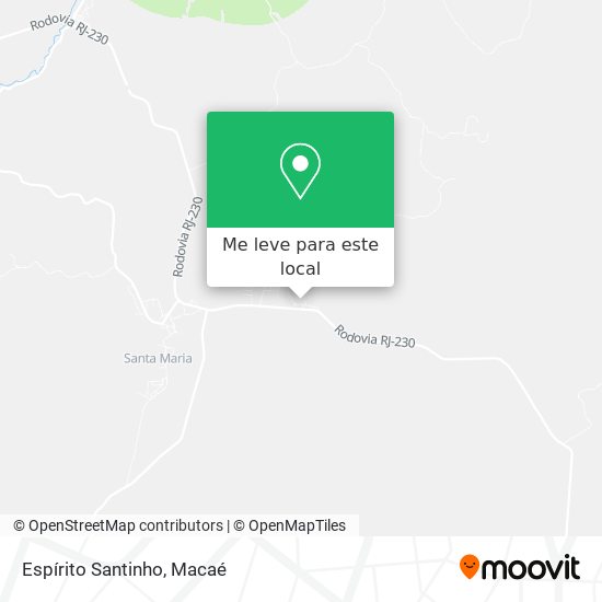 Espírito Santinho mapa