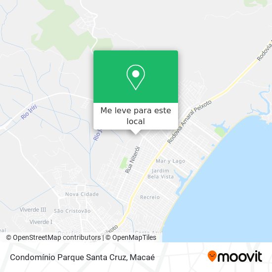 Condomínio Parque Santa Cruz mapa