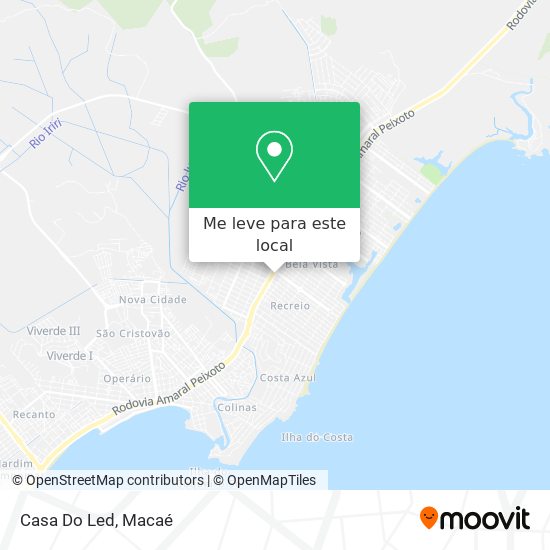 Casa Do Led mapa