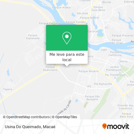 Usina Do Queimado mapa