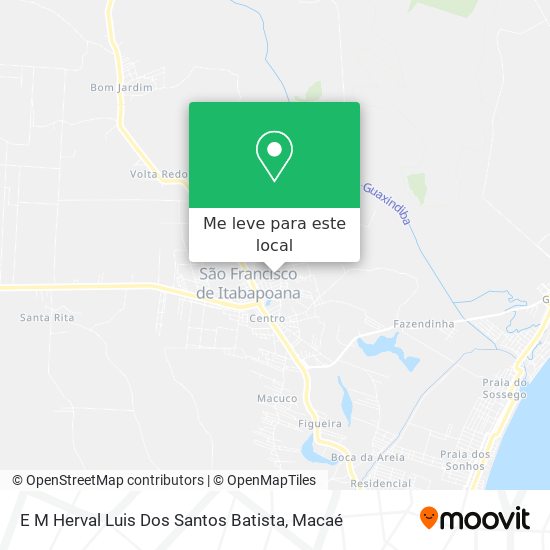 E M Herval Luis Dos Santos Batista mapa