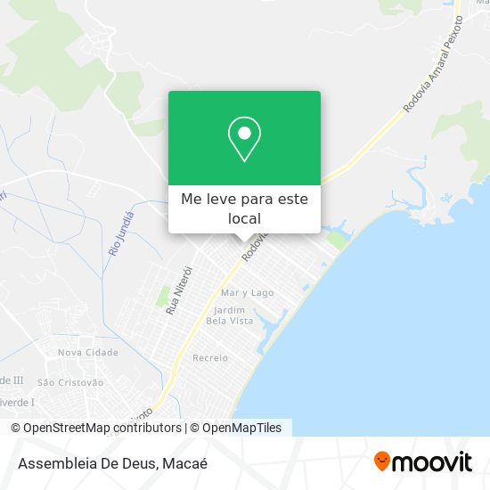 Assembleia De Deus mapa
