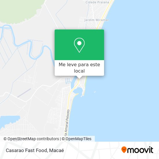 Casarao Fast Food mapa
