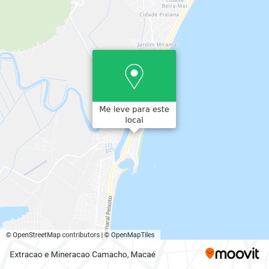 Extracao e Mineracao Camacho mapa