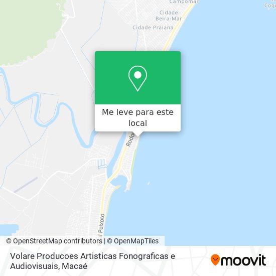 Volare Producoes Artisticas Fonograficas e Audiovisuais mapa