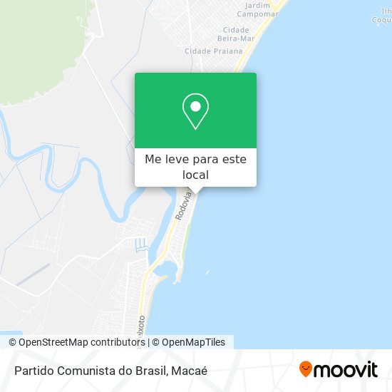 Partido Comunista do Brasil mapa