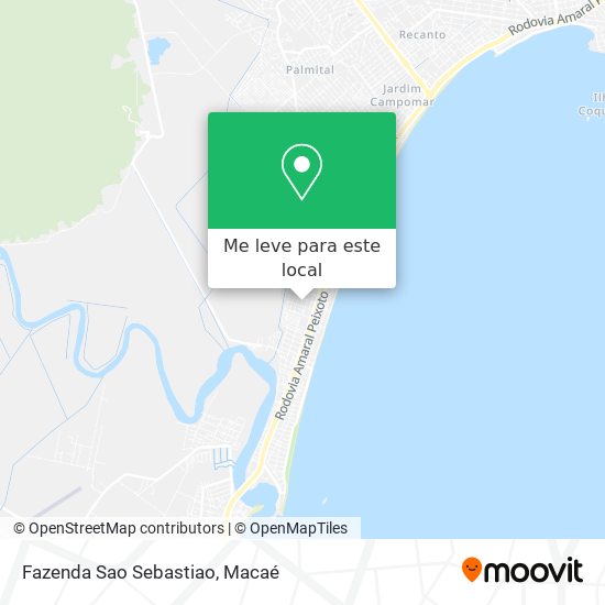Fazenda Sao Sebastiao mapa