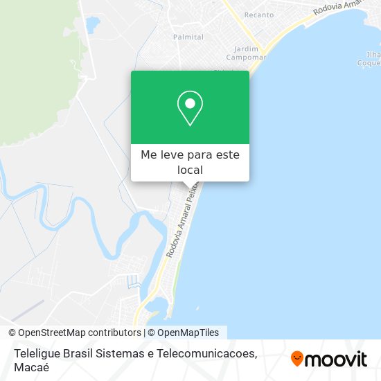 Teleligue Brasil Sistemas e Telecomunicacoes mapa
