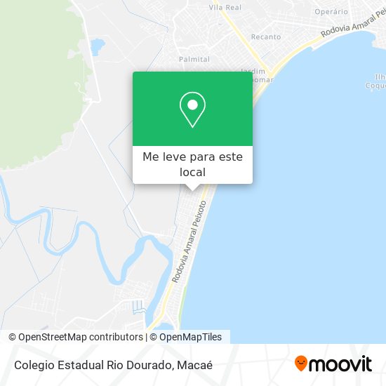 Colegio Estadual Rio Dourado mapa