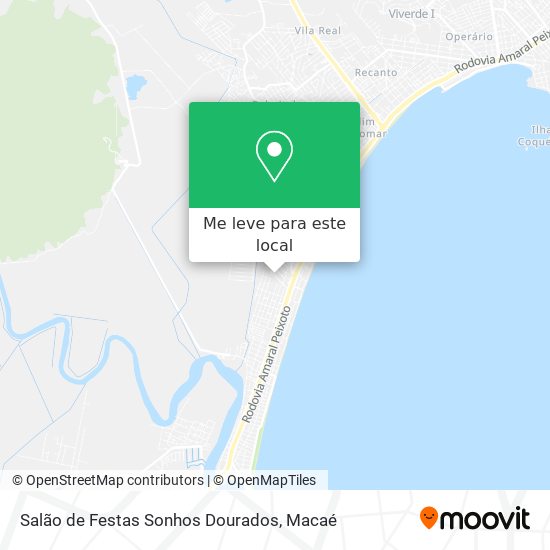 Salão de Festas Sonhos Dourados mapa