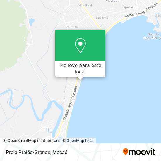 Praia Praião-Grande mapa