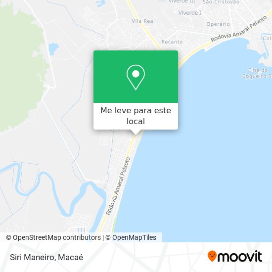 Siri Maneiro mapa