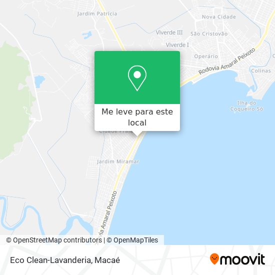 Eco Clean-Lavanderia mapa