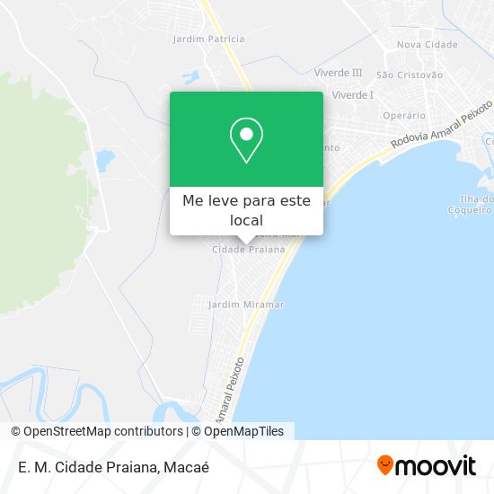 E. M. Cidade Praiana mapa