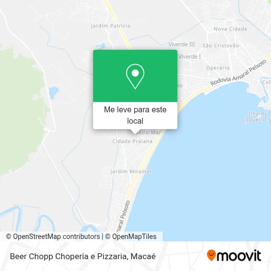 Beer Chopp Choperia e Pizzaria mapa
