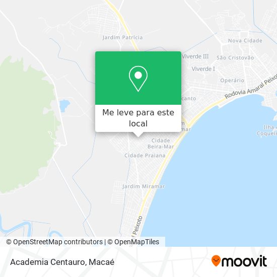 Academia Centauro mapa