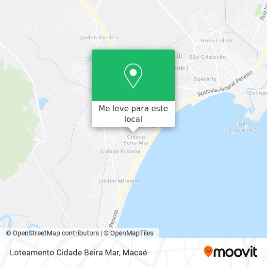Loteamento Cidade Beira Mar mapa