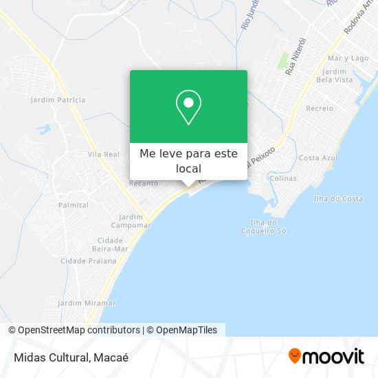 Midas Cultural mapa