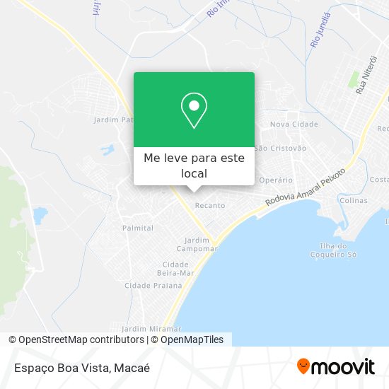 Espaço Boa Vista mapa