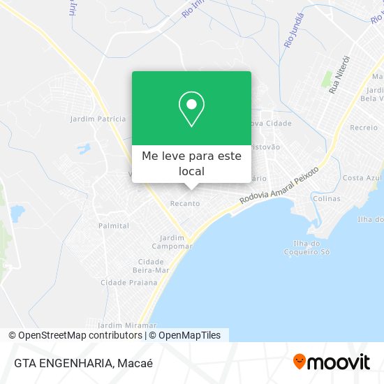 GTA ENGENHARIA mapa