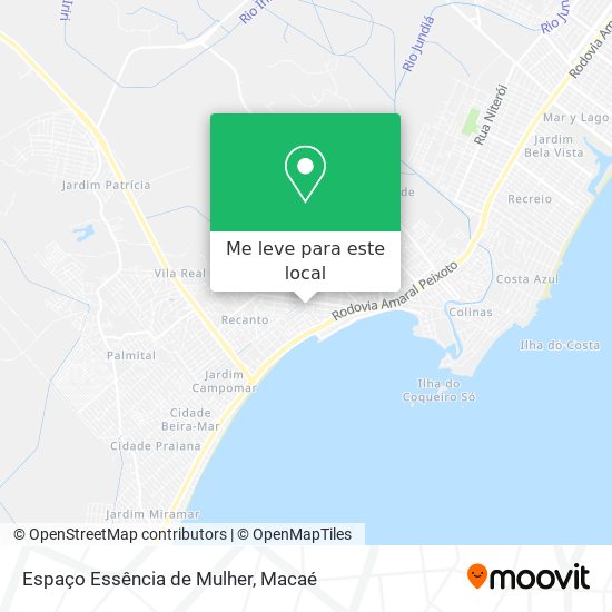 Espaço Essência de Mulher mapa