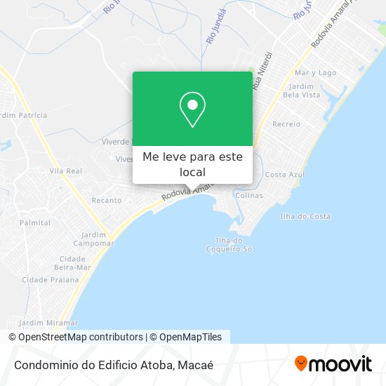 Condominio do Edificio Atoba mapa