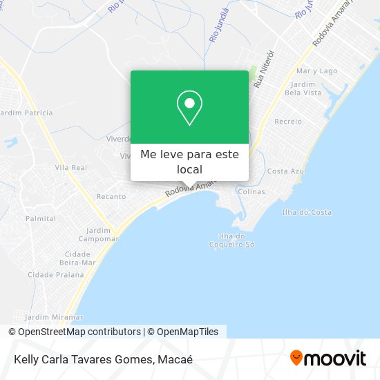 Kelly Carla Tavares Gomes mapa