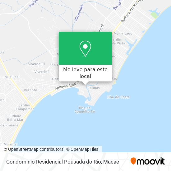 Condominio Residencial Pousada do Rio mapa