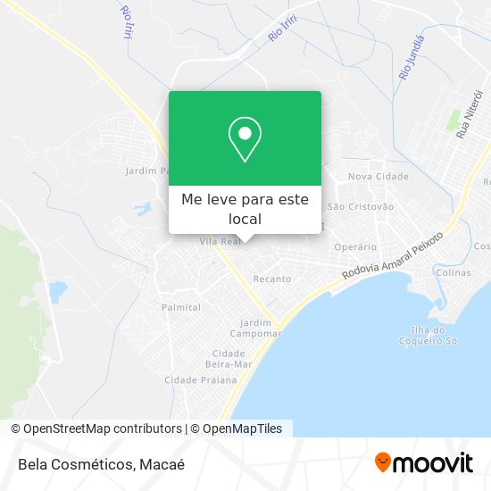 Bela Cosméticos mapa