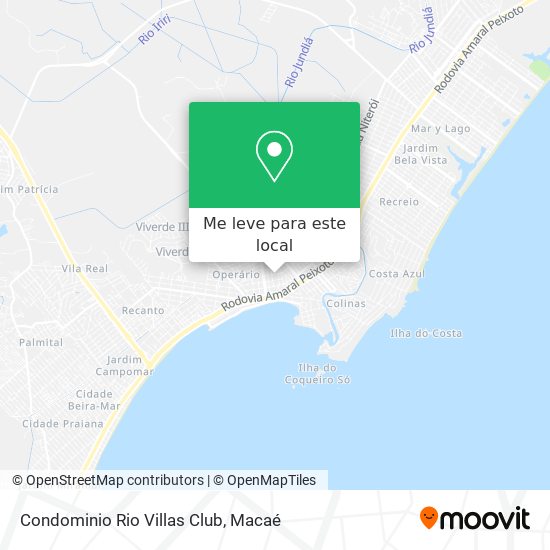 Condominio Rio Villas Club mapa