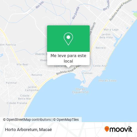 Horto Arboretum mapa