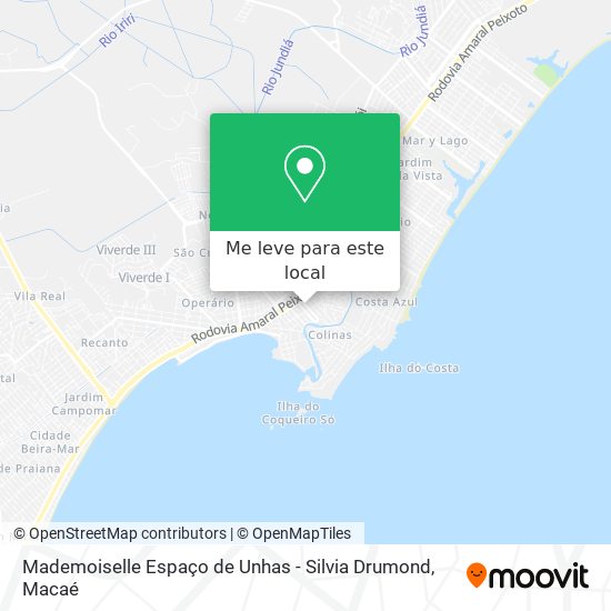 Mademoiselle Espaço de Unhas - Silvia Drumond mapa