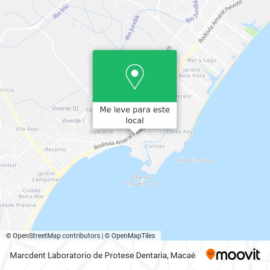Marcdent Laboratorio de Protese Dentaria mapa