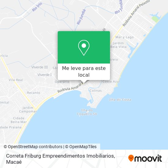 Correta Friburg Empreendimentos Imobiliarios mapa