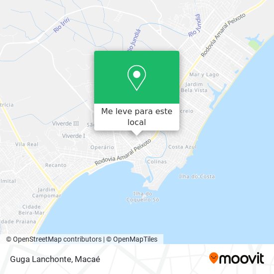 Guga Lanchonte mapa