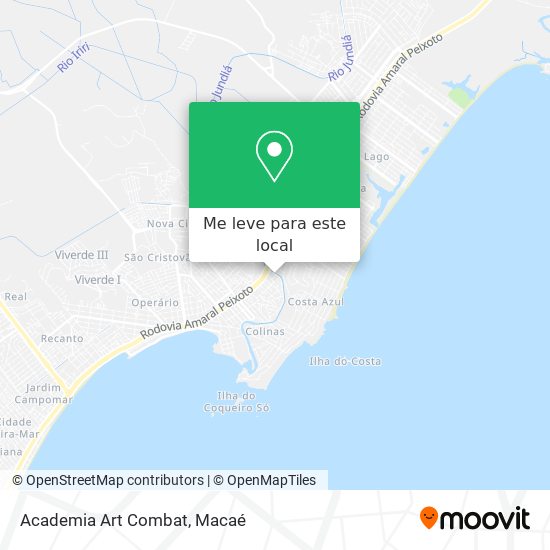 Academia Art Combat mapa