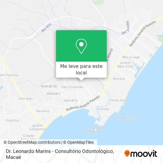 Dr. Leonardo Marins - Consultório Odontológico mapa