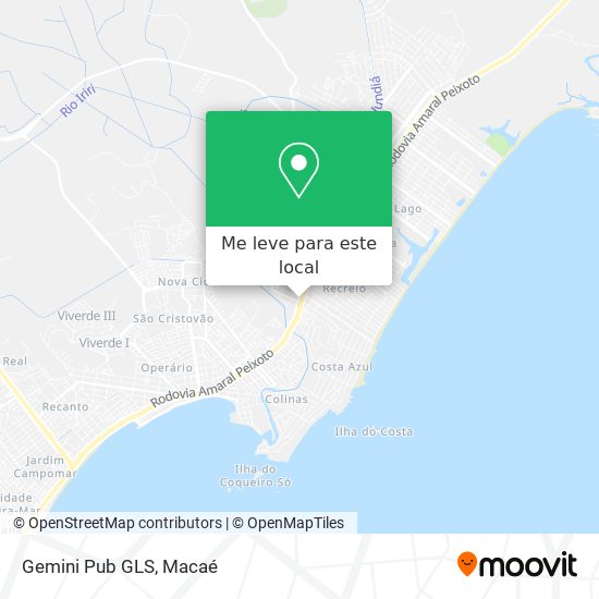 Gemini Pub GLS mapa