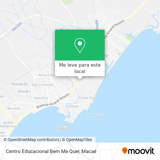 Centro Educacional Bem Me Quer mapa