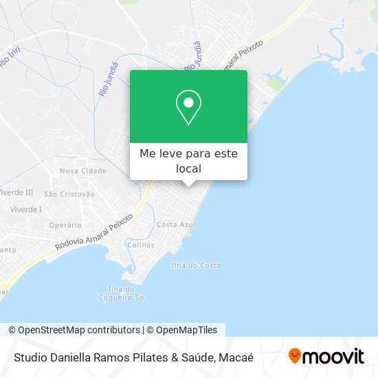 Studio Daniella Ramos Pilates & Saúde mapa