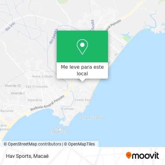Hav Sports mapa