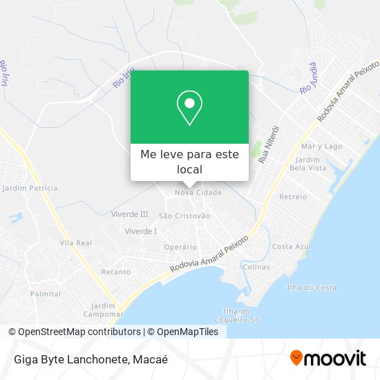 Giga Byte Lanchonete mapa