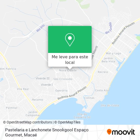 Pastelaria e Lanchonete Snookgool Espaço Gourmet mapa