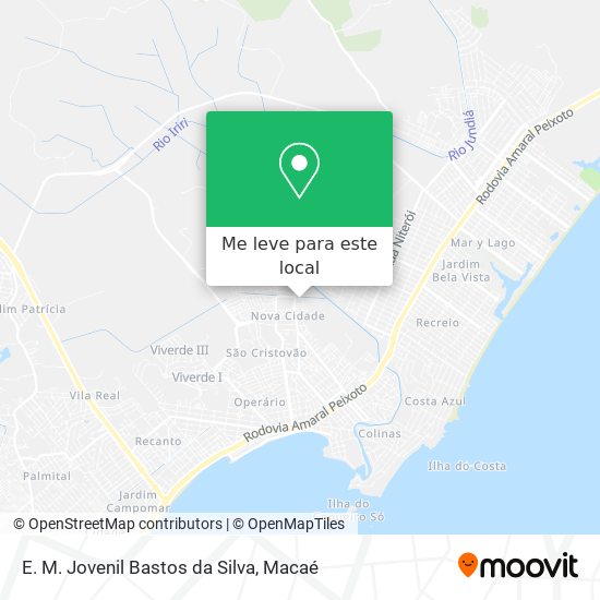 E. M. Jovenil Bastos da Silva mapa