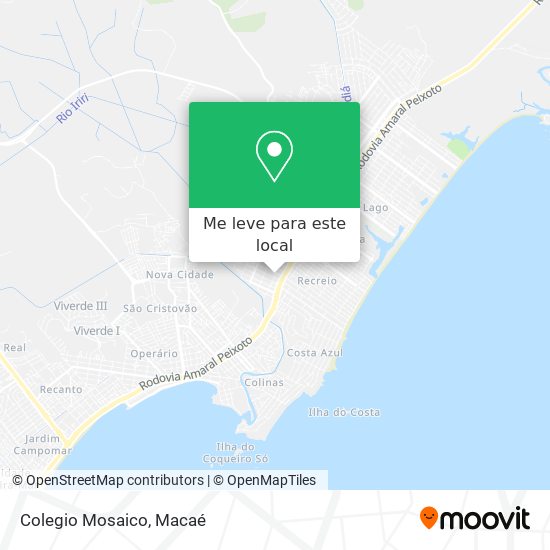 Colegio Mosaico mapa