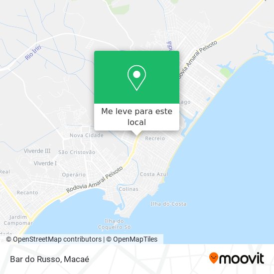 Bar do Russo mapa