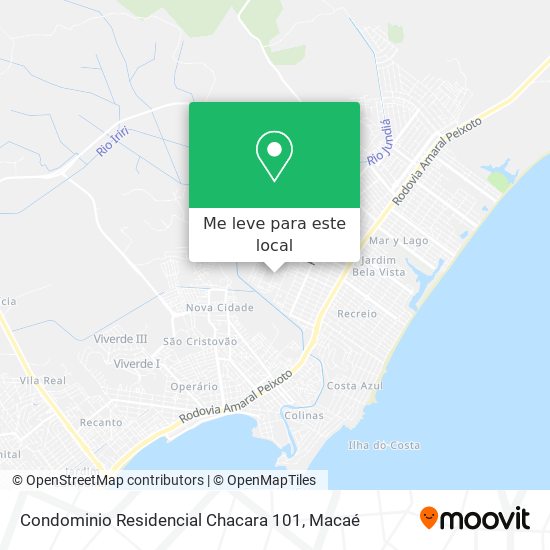 Condominio Residencial Chacara 101 mapa