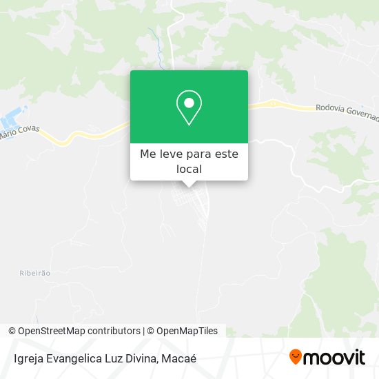 Igreja Evangelica Luz Divina mapa