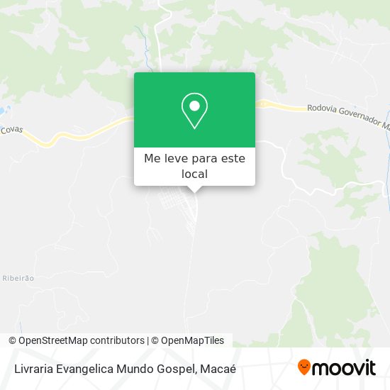 Livraria Evangelica Mundo Gospel mapa