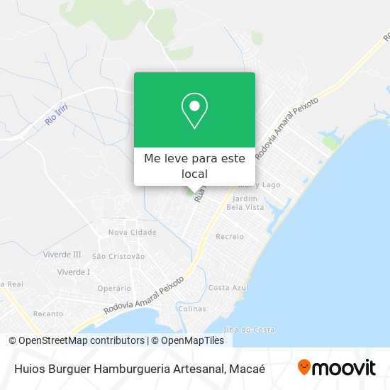 Huios Burguer Hamburgueria Artesanal mapa